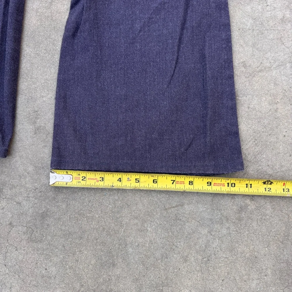 Vintage 70s Levis 517 Orange Tab Bell Bottom Flared Jeans Dark‎ Wash NO WASH